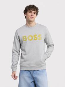 Hugo Boss Men's Soft Versatile Warm Sports Commuting Outing Gray 50493511-057 - 057 Light/Pastel Gre - View 1
