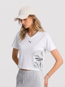 Puma Sports Tees & Tanks Durable Comfortable Versatile Going Out Gym Home White 527489-02 - White - View 1