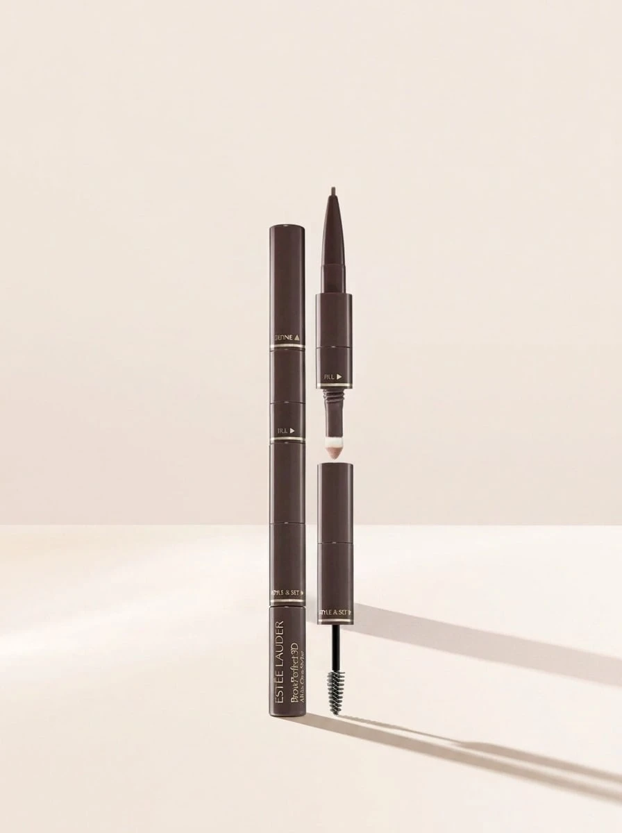 Estée Lauder BrowPerfect 3D All-In-One Styler Brunette 2.07 g – Eyebrow Pencil, 3-In-1, For Women, Brunette, Suitable For Daily Makeup Routine - Morena - Ver 1