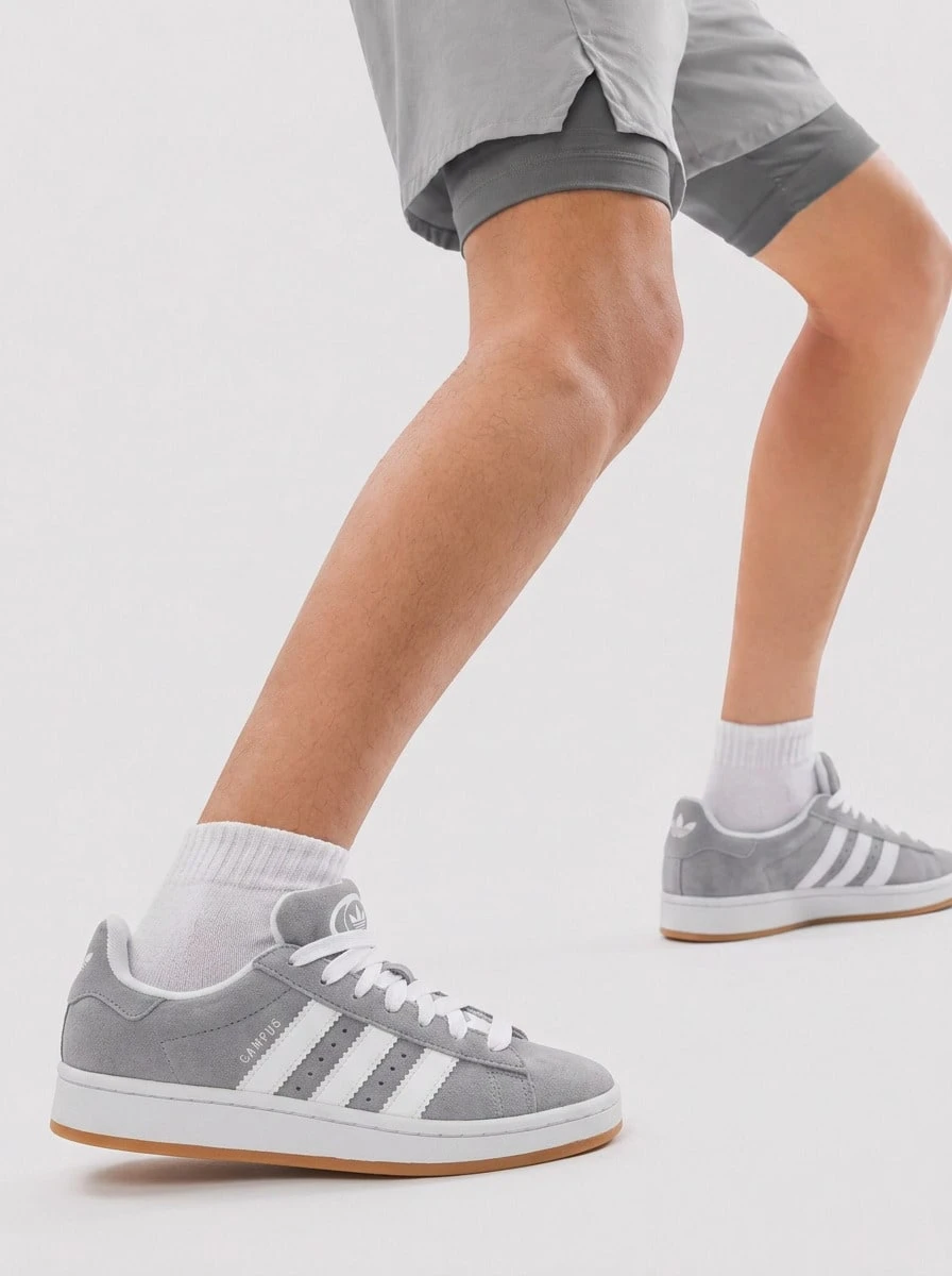 Adidas Originals Campus 青少年运动鞋 - 黑豹 - 查看 1