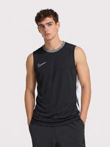 Nike Men's Sports Tees & Tanks Versatile Lightweight Easy To Match Daily Weekend Sports Black FZ9747-010 - Black and White - View 1