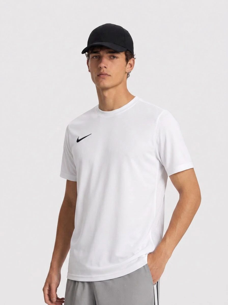 Nike Men's Sports Tees & Tanks Classic Fit Quick-Dry Skin-Friendly Vacation School Casual White BV6708-100 - Blanco - Ver 1