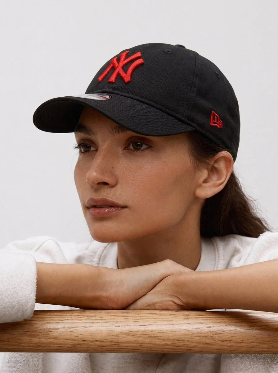 New Era 59FIFTY Sports Caps Embroidered Sun Protection Versatile Running Casual Hiking Black 60471471 - Black - View 1