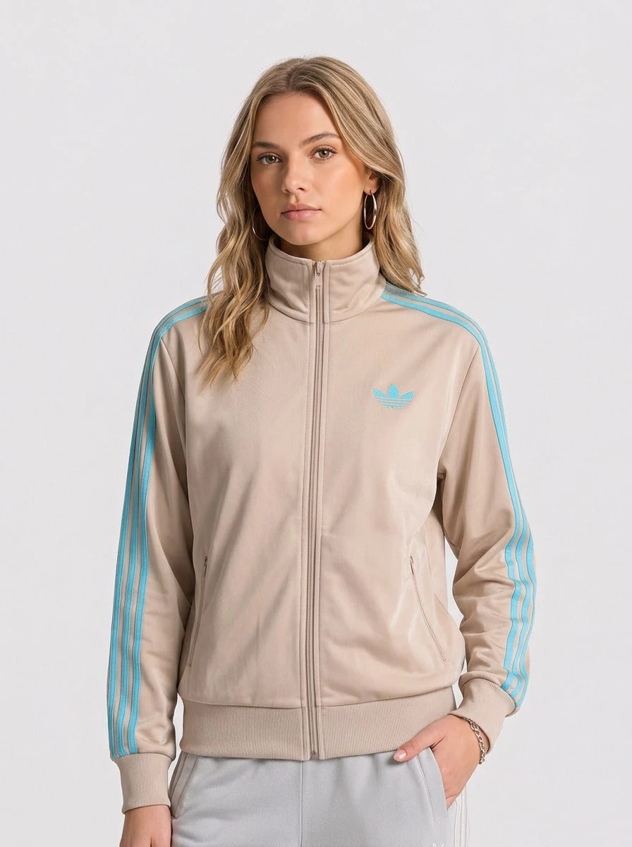 Adidas Sports Jackets Warm Adjustable Comfortable Weekend Commuting Outdoor Beige JX7864 - Beige - View 1