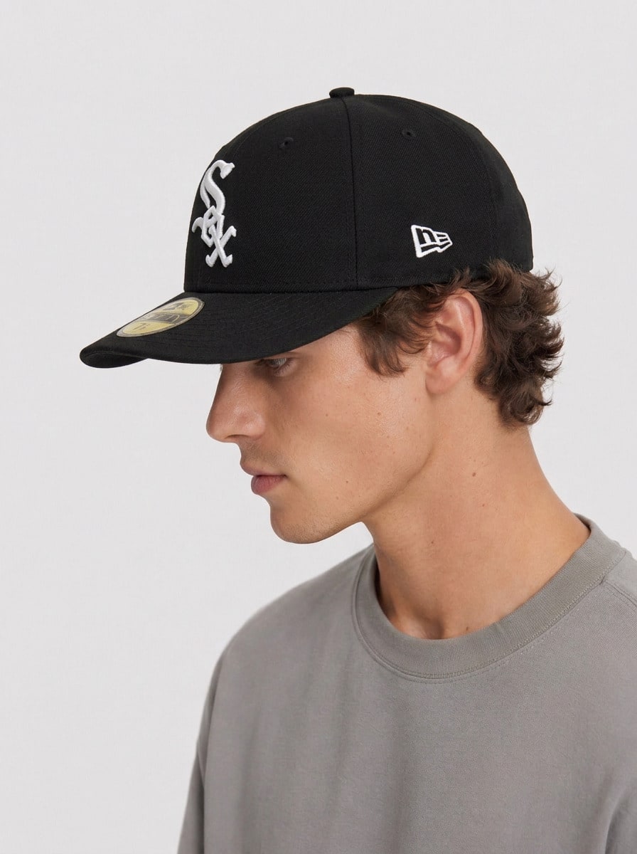 New Era 59FIFTY Sports Caps Structured Classic Fit Breathable Hiking Golf Sports Black 70360641 - Black - View 1