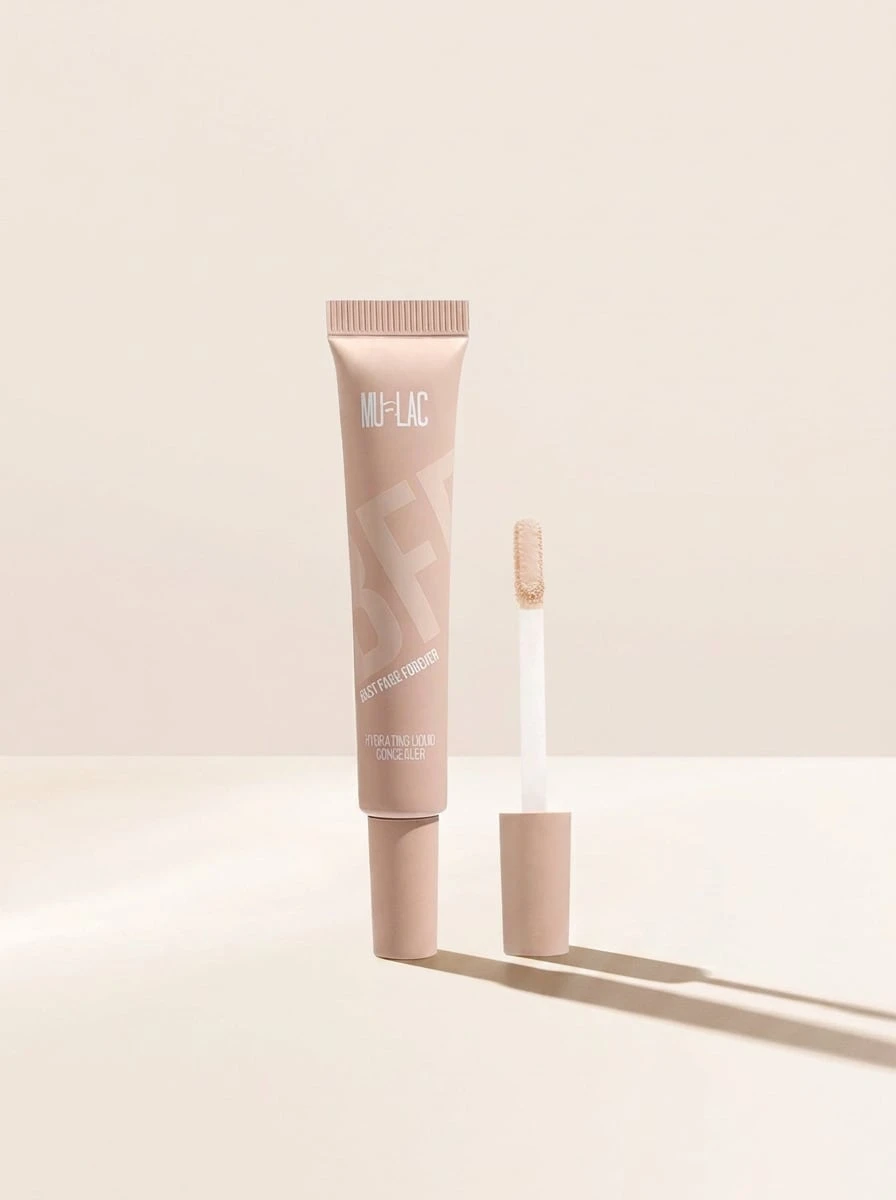 MULAC BFF Hydrating Liquid Concealer Emma 1Y 10 g – Full Coverage For Dark Circles And Blemishes, Long-Wearing Smooth Finish, Ideal For Dry Skin, Lightweight Formula For Daily Face Makeup, Flawless Complexion - Emma - Übersicht 1