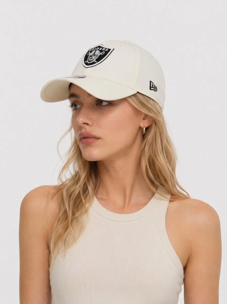 New Era 59FIFTY Sports Caps Classic Fit Breathable Embroidered Casual Hiking Golf Cream 11858417 - White - View 1