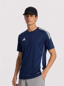 Camiseta Tiro 24 para hombre de Adidas - Azul marino - Azul Marino - Ver 1