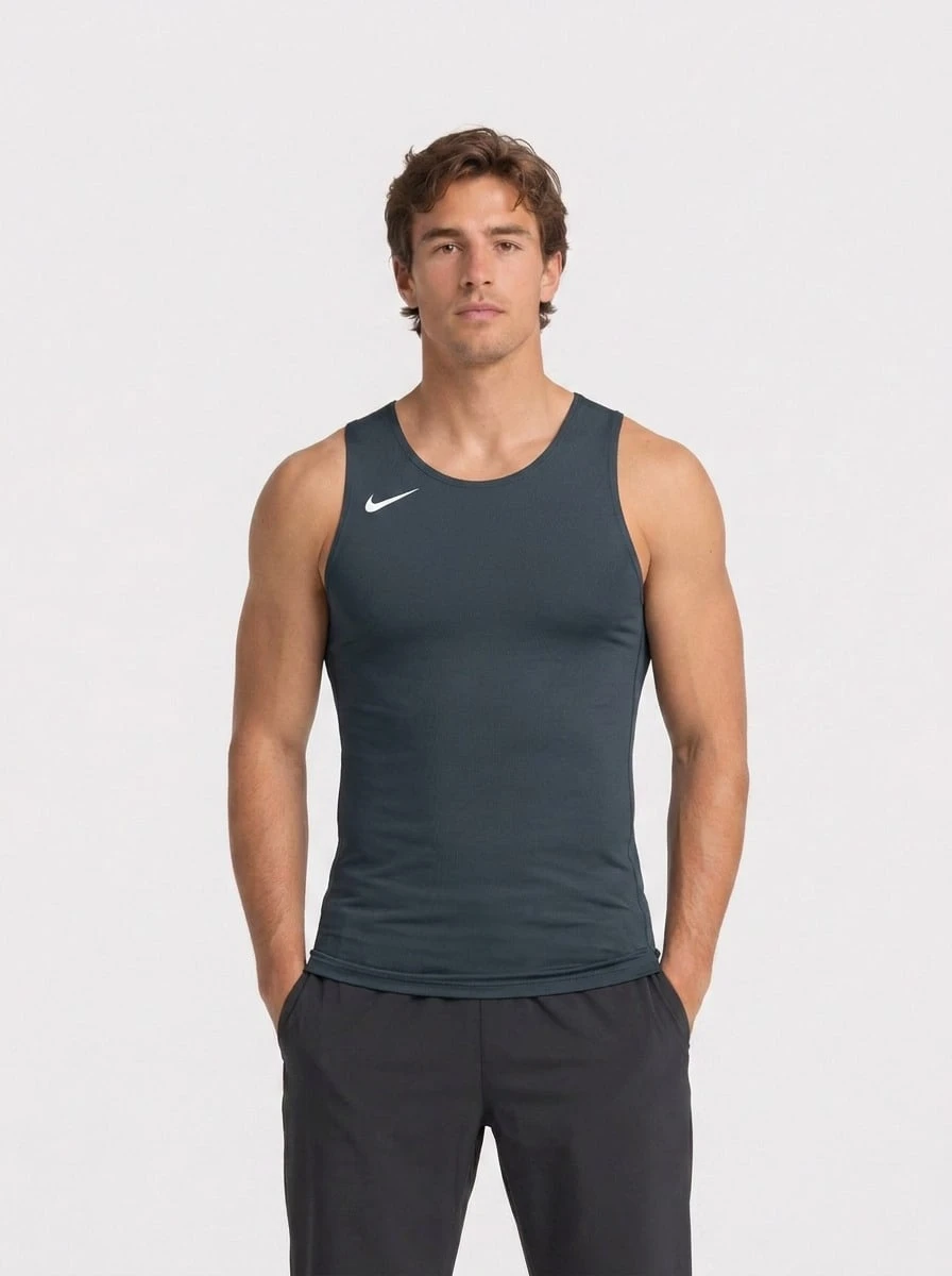 Nike Men's Sports Tees & Tanks Stretchy Soft Durable Weekend Sports Outdoor Blue NT0306-451 - 藏蓝色 - 查看 1