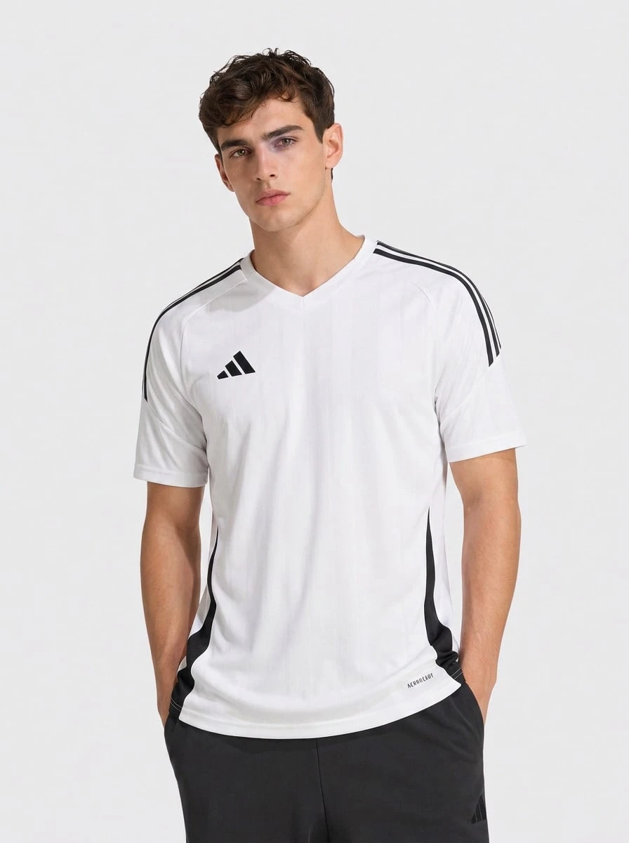 Adidas Men's Sports Tees & Tanks Moisture-Wicking Breathable Classic Fit Travel Daily Weekend White IS1019 - 白色 - 查看 1