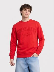 Tommy Hilfiger Men's Sweatshirt Red - Red hot - View 1