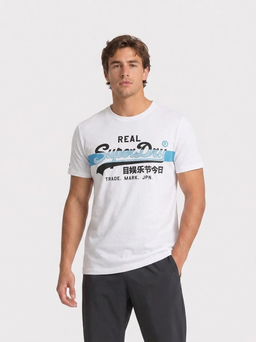 Men's Sports Tees & Tanks Breathable Classic Fit Quick-Dry Training Vacation School White M1010090A-01C - Blanco - Ver 1