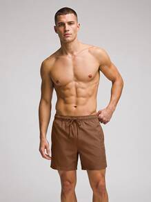 Calvin Klein Men's Swim Shorts Timber - Marrón - Ver 1