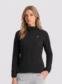 Asics SUPERBLAST 4 Sports Jackets Stretchy Comfortable Durable Daily Training Travel Black 2012D076-001 - Black - View 1