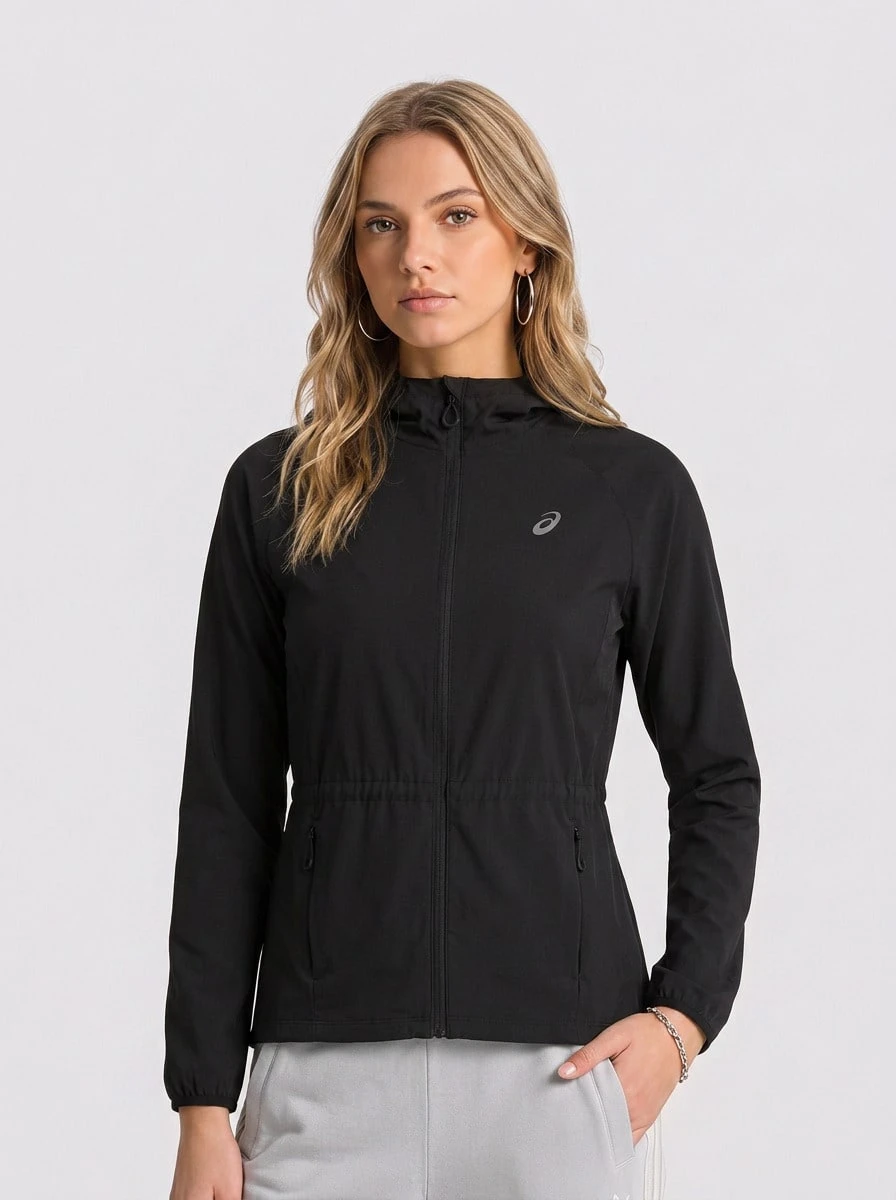 Asics SUPERBLAST 4 Sports Jackets Stretchy Comfortable Durable Daily Training Travel Black 2012D076-001 - Black - View 1