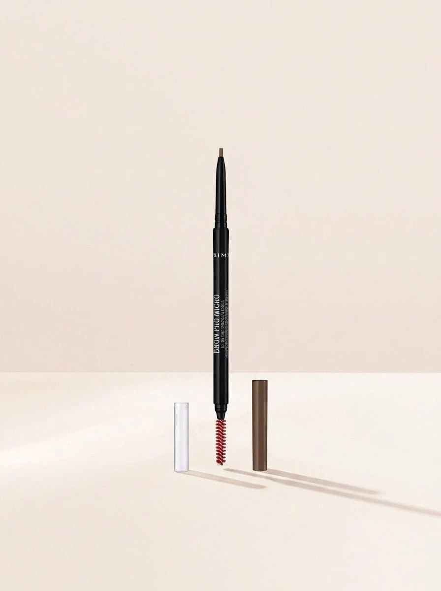 Rimmel قلم تحديد الحواجب برو مايكرو 002 بني فاتح 0.09 جرام - 002 Soft Brown - مشاهدة 1