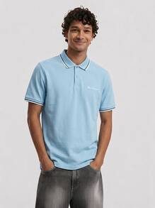 Ben Sherman Men Polo Shirts - Light Blue - View 1