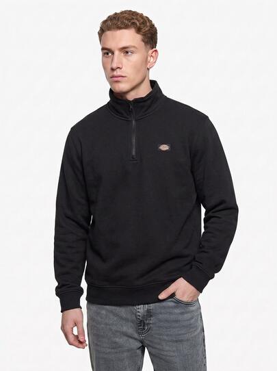 Dickies Oakport Quarter Zip Black