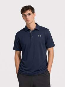 Under Armour SPORTSTYLE Men's Sports Tees & Tanks Quick-Dry Skin-Friendly Stretchy Weekend Sports Outdoor Navy 1290140-410 - Midnight Navy / Graphite / Graphite - View 1