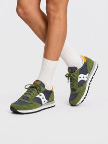 SAUCONY Jazz Original - 运动鞋 - 卡基/阿祖爾.馬裡諾 - 查看 1