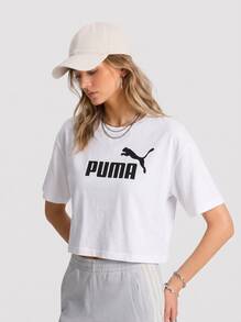 Puma Essentials Women's camiseta White - Blanco - Ver 1