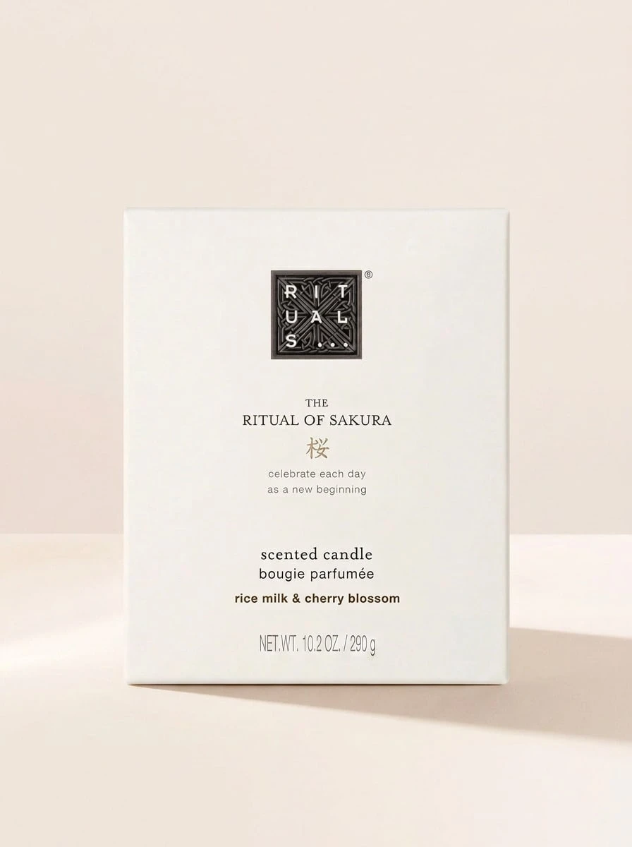 Rituals The Ritual Of Sakura Scented Candle 290 G – Scented Candle, Relaxing, For Women, Cherry Blossom, White, Rice Milk, Suitable For Bedroom - one-size - View 1