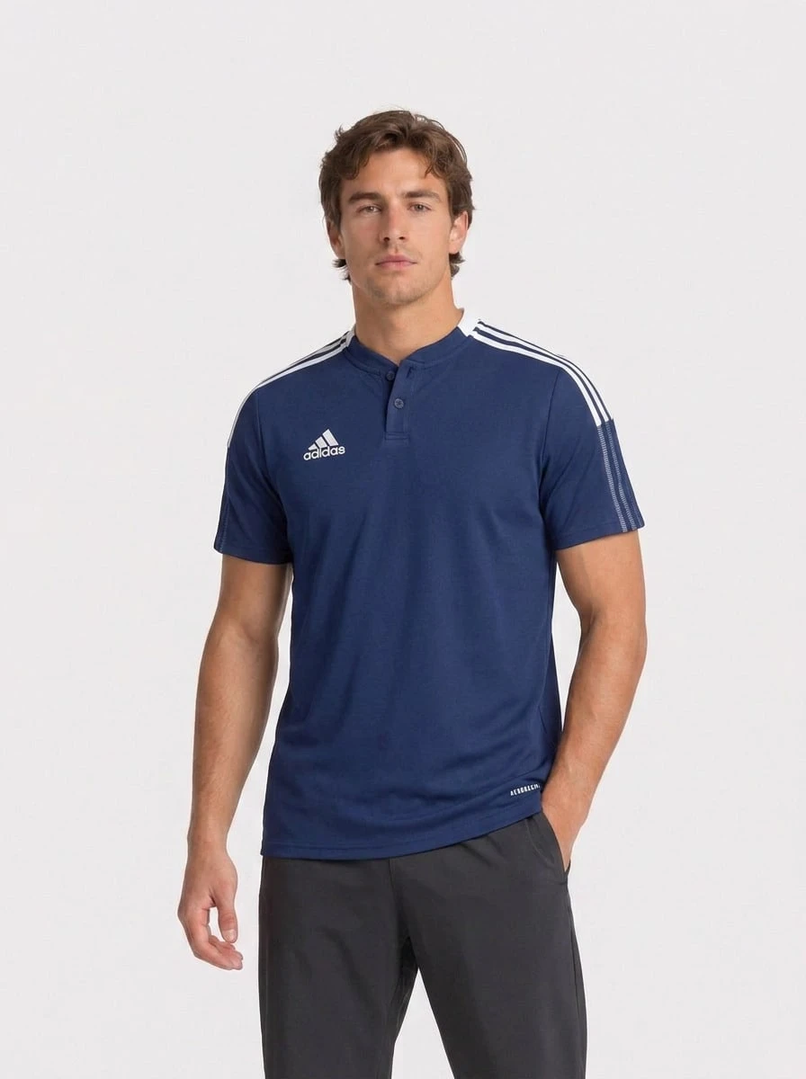 Adidas Men's Soft Easy To Match Moisture-Wicking Office Commuting Travel GH4462 - Navy - View 1