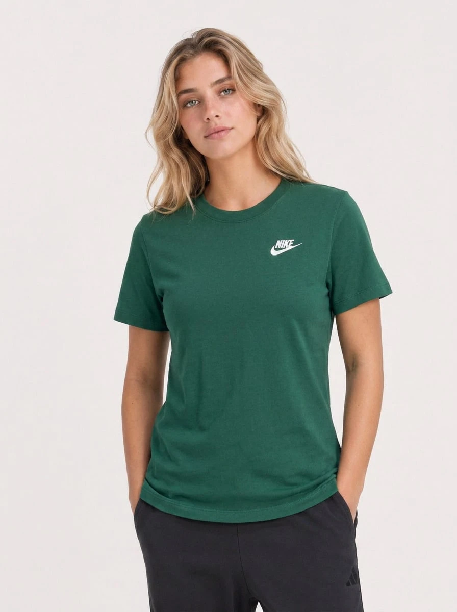Nike Sports Tees & Tanks Classic Fit Quick-Dry Skin-Friendly Weekend Sports Outdoor Green DX7902-323 - Olive Green - View 1