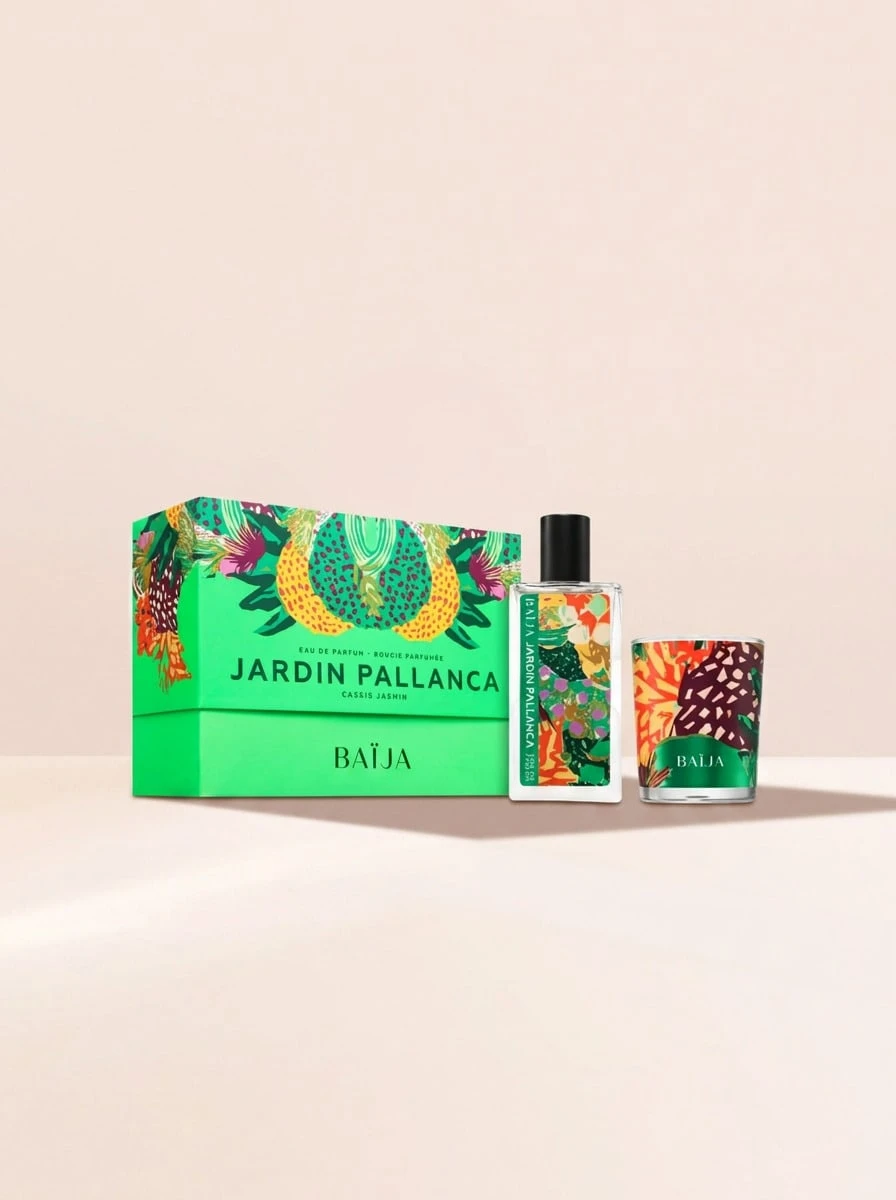 Baija Jardin Pallanca Fragrance + Candle Gift Set – Fragrance Gift Set, Long-Lasting, For Women, Blackcurrant, Vibrant , Eau De Parfum, Suitable For Daily Fragrance Routine - Multi Scents - View 1