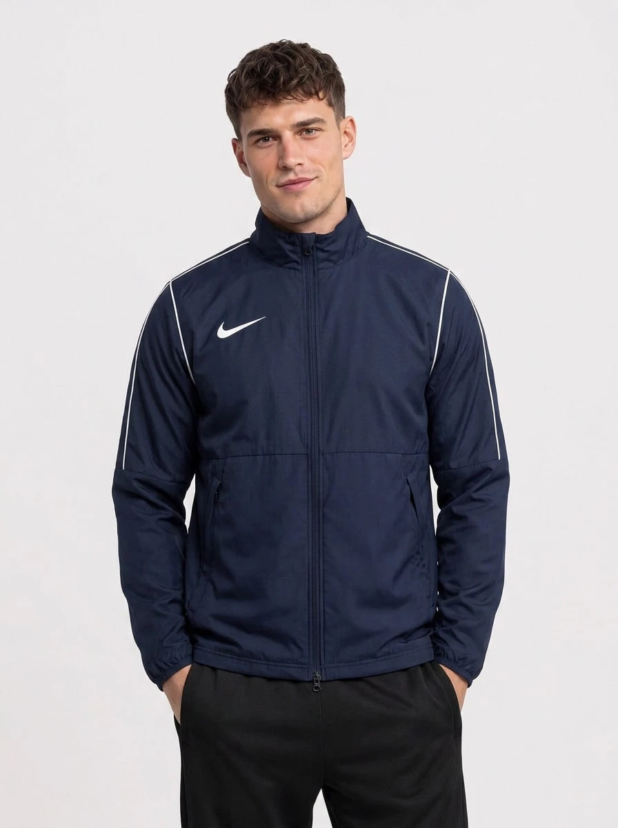 Nike Men's Sports Jackets Stretchy Comfortable Durable Casual Weekend Commuting Blue BV6881-410 - 黑色 - 查看 1