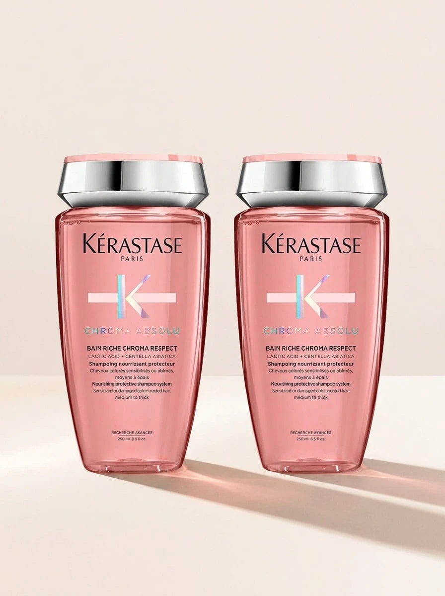 Kérastase [套装] Chroma Absolu Bain Riche Chroma Respect 洗发水 250ml + Bain Riche Chroma Respect 洗发水 250ml - 絕對色度 - 查看 1