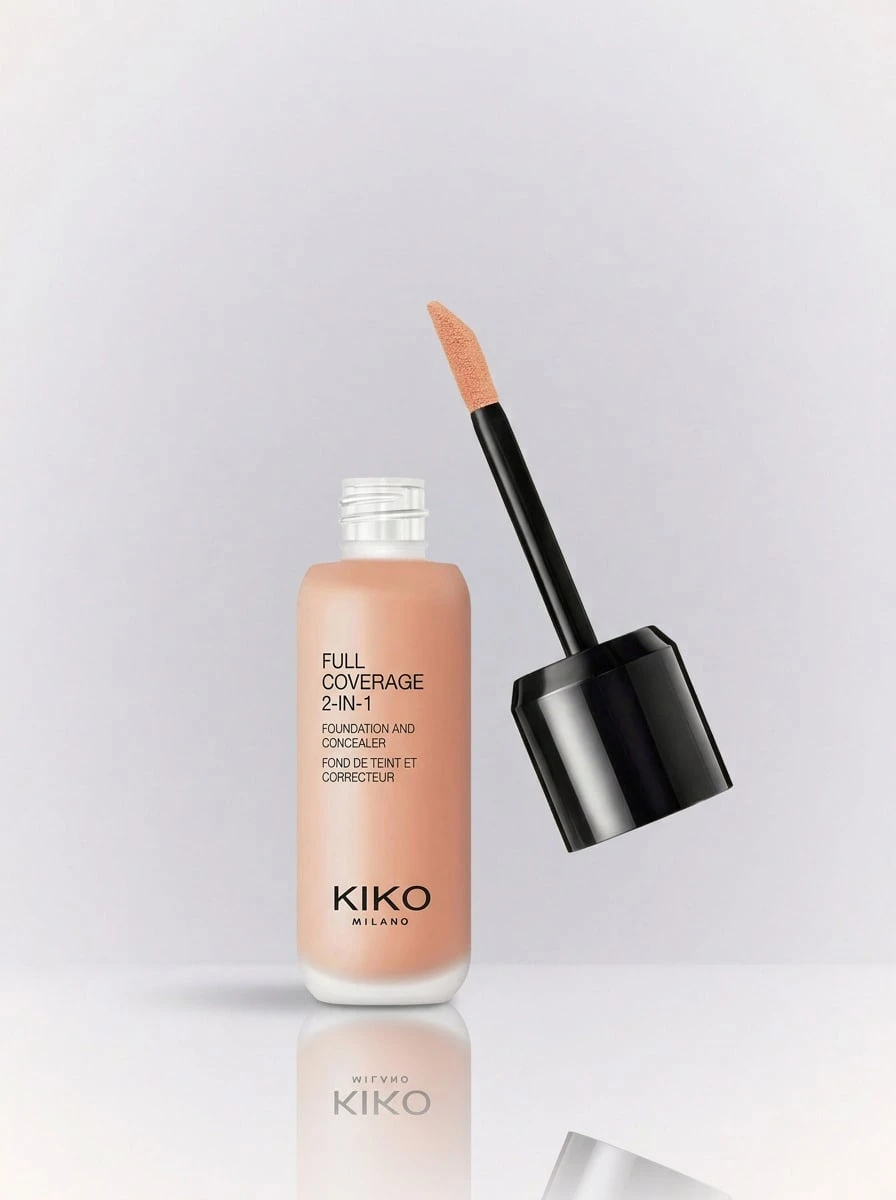 KIKO Milano Full Coverage 2 In 1 Foundation & Concealer CR20 Cool Rose 25 Ml - Cool Rose 20 - View 1
