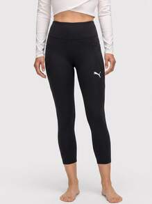 Puma Sports Leggings Compression Breathable Versatile Gym Home Daily Black 527138-01 - Black - View 1