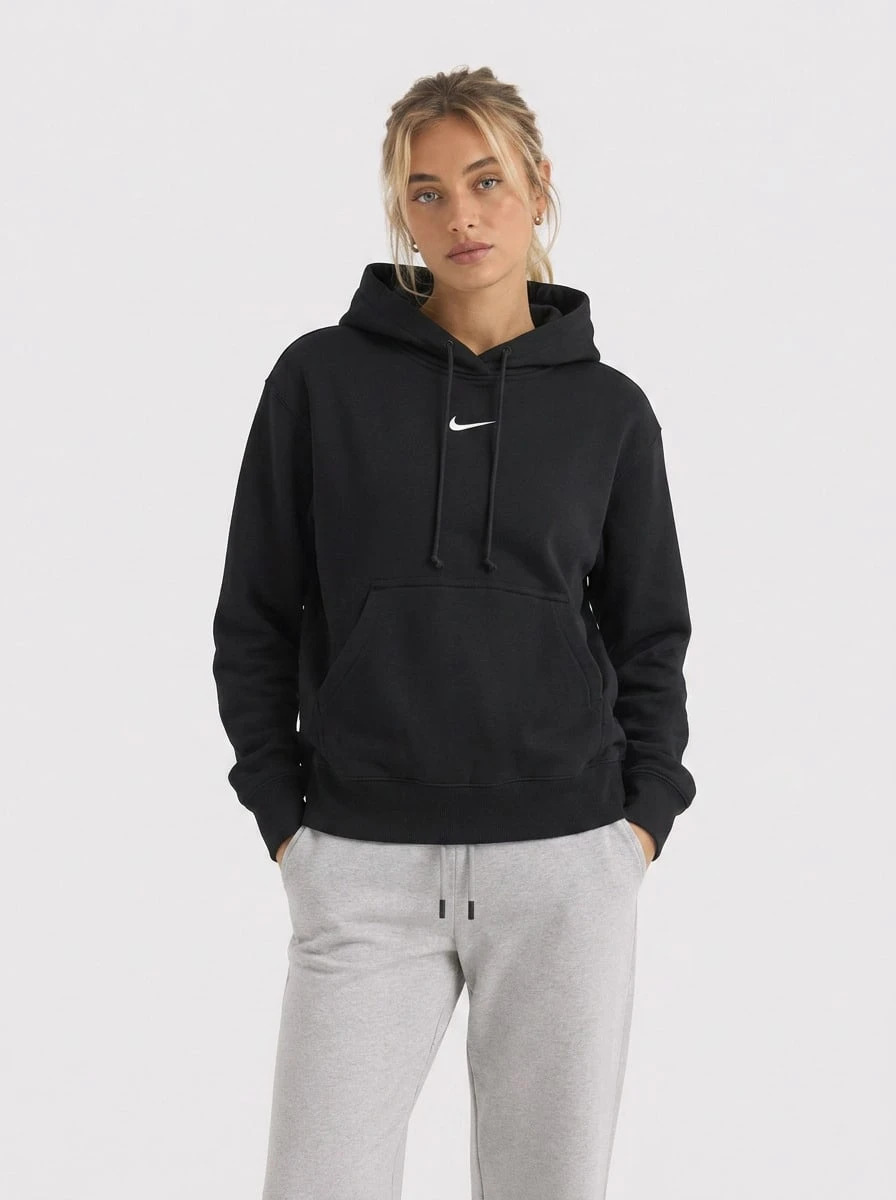 Nike Sports Sweatshirts Versatile Warm Lightweight Outing Training Daily Black HF6839-010 - Black/Sail - View 1