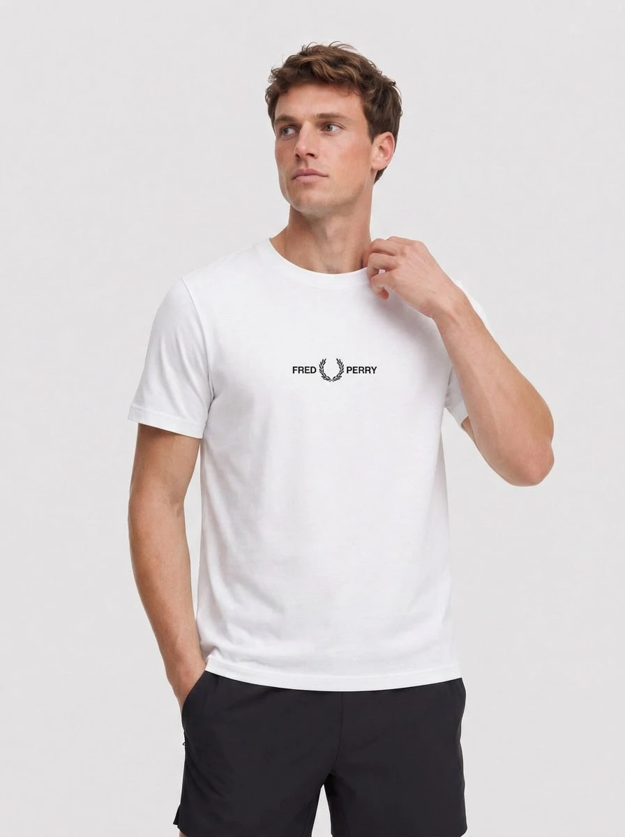 Fred Perry Men's T-Shirts White - 白色 - 查看 1
