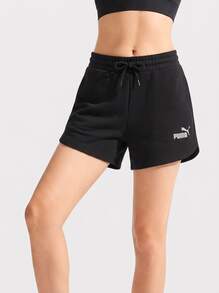 Essentials Women Sports Shorts Black - Negro - Ver 1