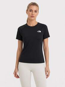 The North Face 女款 Flex 新款 T 恤 - 黑色 - 查看 1
