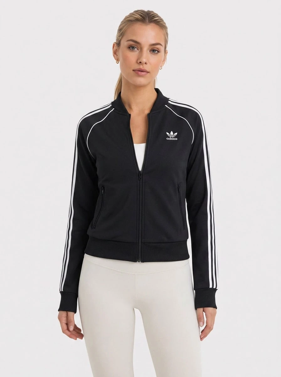 Adidas Women's Warm Lightweight Durable Daily Outdoor School Blue GD2365 - Negro / Blanco - Ver 1