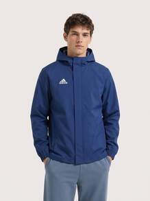 Adidas Men's Outdoor Jackets Stretchy Comfortable Durable Weekend Commuting Outdoor Blue IK4011 - Navy Blue - View 1