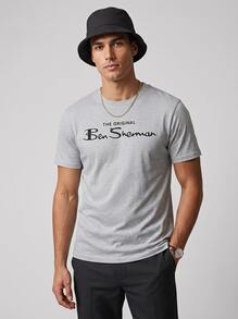 Ben Sherman Men's camiseta Grey - Gris - Ver 1