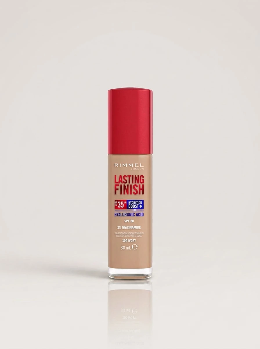 Rimmel كريم أساس Lasting Finish 35 ساعة 100 عاجي 30 مل - 100 Ivory - مشاهدة 1