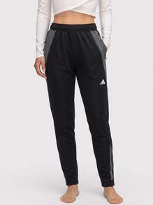 Adidas Women's Lightweight Durable Elastic Waist Sports Office Weekend Black IP7603 - Black - View 1
