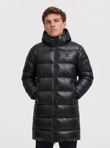 Adidas Originals Men's Long Rain Jacket - Black - View 1