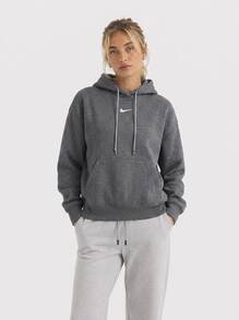 Nike Sports Sweatshirts Warm Lightweight Durable Sports Commuting Outing Grey DQ5858-063 - Dk Grey Heather/Sail - View 1