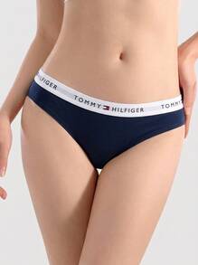 Tommy Hilfiger Women's Sports Briefs Durable Elastic Waist Classic Fit Travel Sports Office UW0UW03836-DW5 - Desert sky - 查看 1