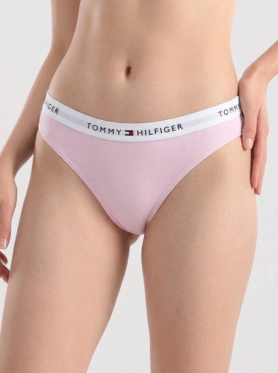 Tommy Hilfiger Women's Sports Briefs Lightweight Durable Elastic Waist Office Weekend Training UW0UW03836-TOG - Light pink - 查看 1