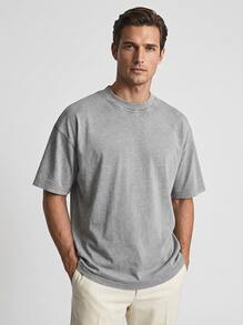 Good for Nothing Men's T-Shirts Comfortable Versatile Lightweight Gym Home Travel Grey MTS-149GFN1RE-VNG - 灰色 - 查看 1