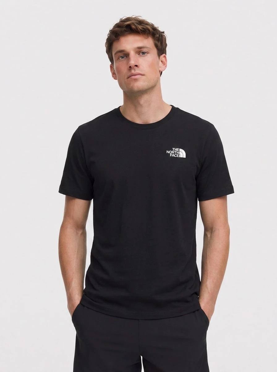 The North Face NSE Box Men's T-Shirt Black - 黑色 - 查看 1
