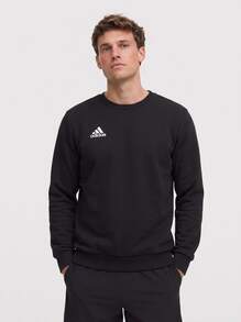 Adidas Entrada 22 Men's Sweatshirt Black - Black - View 1