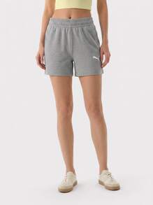 Puma Sports Shorts Lightweight Versatile Comfortable Sports Weekend Summer Grey 658611-33 - Gray - 查看 1